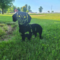 Zevolim| Metal Dog Silhouette Garden Decoration