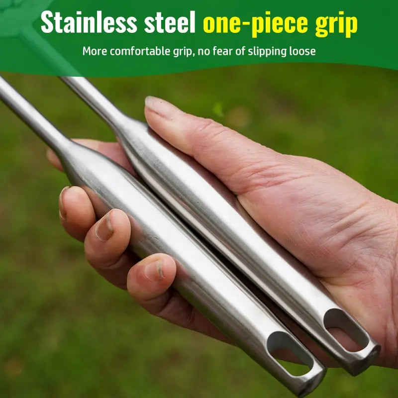 Zevolim| Garden rake made of stainless steel — Sturdy hand rake with non-slip grip