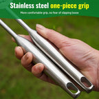 Zevolim| Garden rake made of stainless steel — Sturdy hand rake with non-slip grip