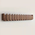 Wooden Hanger with Convenient Folding Hooks