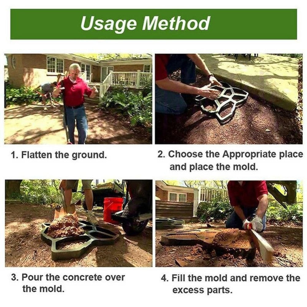 Zevolim| Artistic Reusable DIY Path Maker Mold