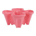 Zevolim| Space-saving stackable plant pots – Vertical planting system with wheels