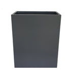Hamilton 30" Tall Privacy Planter - Modern Steel-Reinforced Fiberglass Block - Indoor / Outdoor (23" L x 12" W x 30" H)