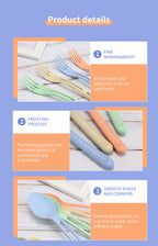 Portable All-in-one Travel Cutlery Set