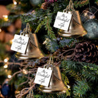 Christmas Tree Memorial Ornaments Angel Wings Bell Pendant Hanging Decoration | Siopsrl