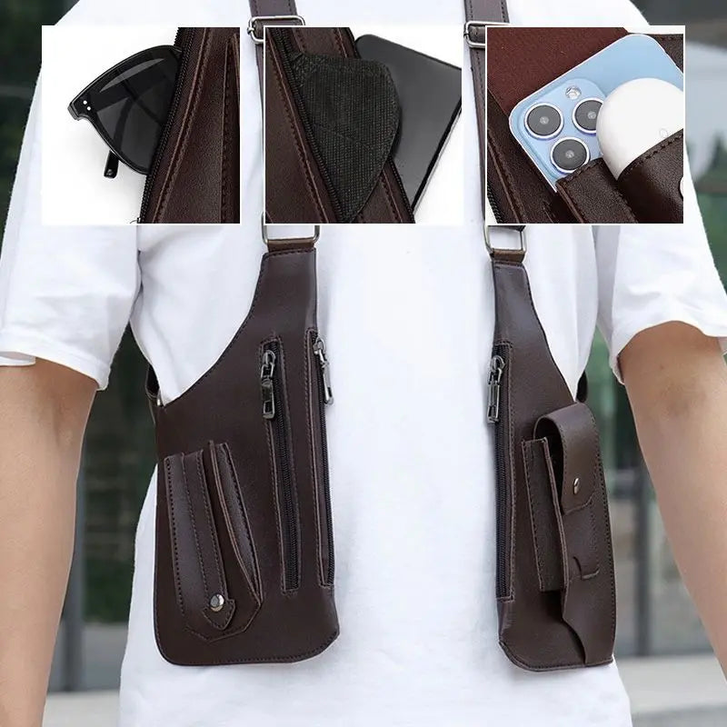 Zevolim | Men's Anti-Theft Shoulder Bag with Multiple Compartments