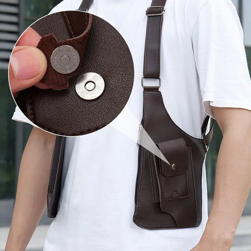 Zevolim | Men's Anti-Theft Shoulder Bag with Multiple Compartments