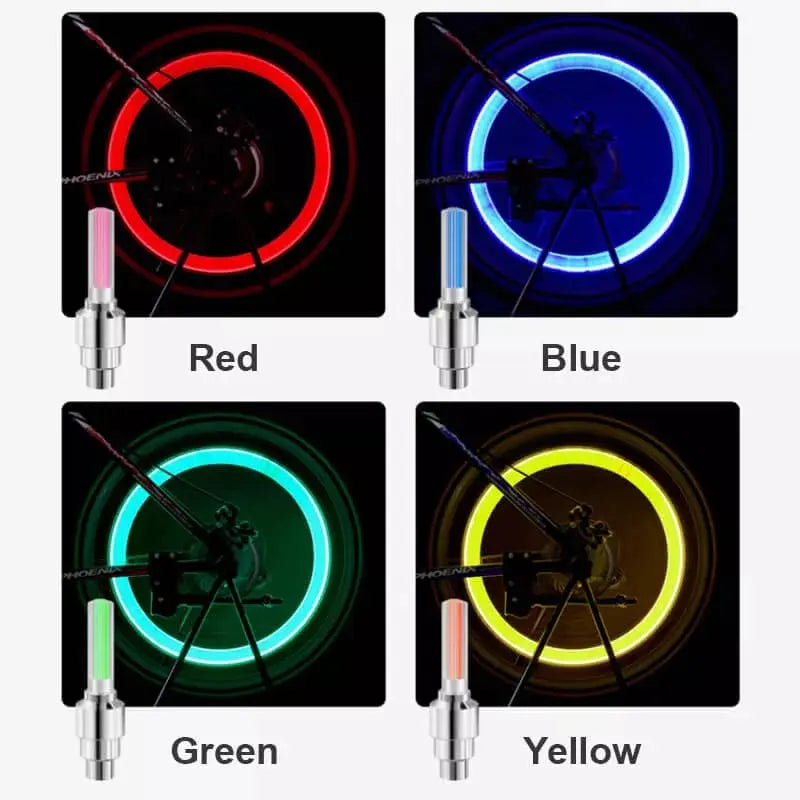 Zevolim | High-quality bicycle valve lighting with LED – Perfect for night rides