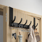 SlimLine Door Hook – Hanging System Without Drilling Made of Sturdy Aluminum