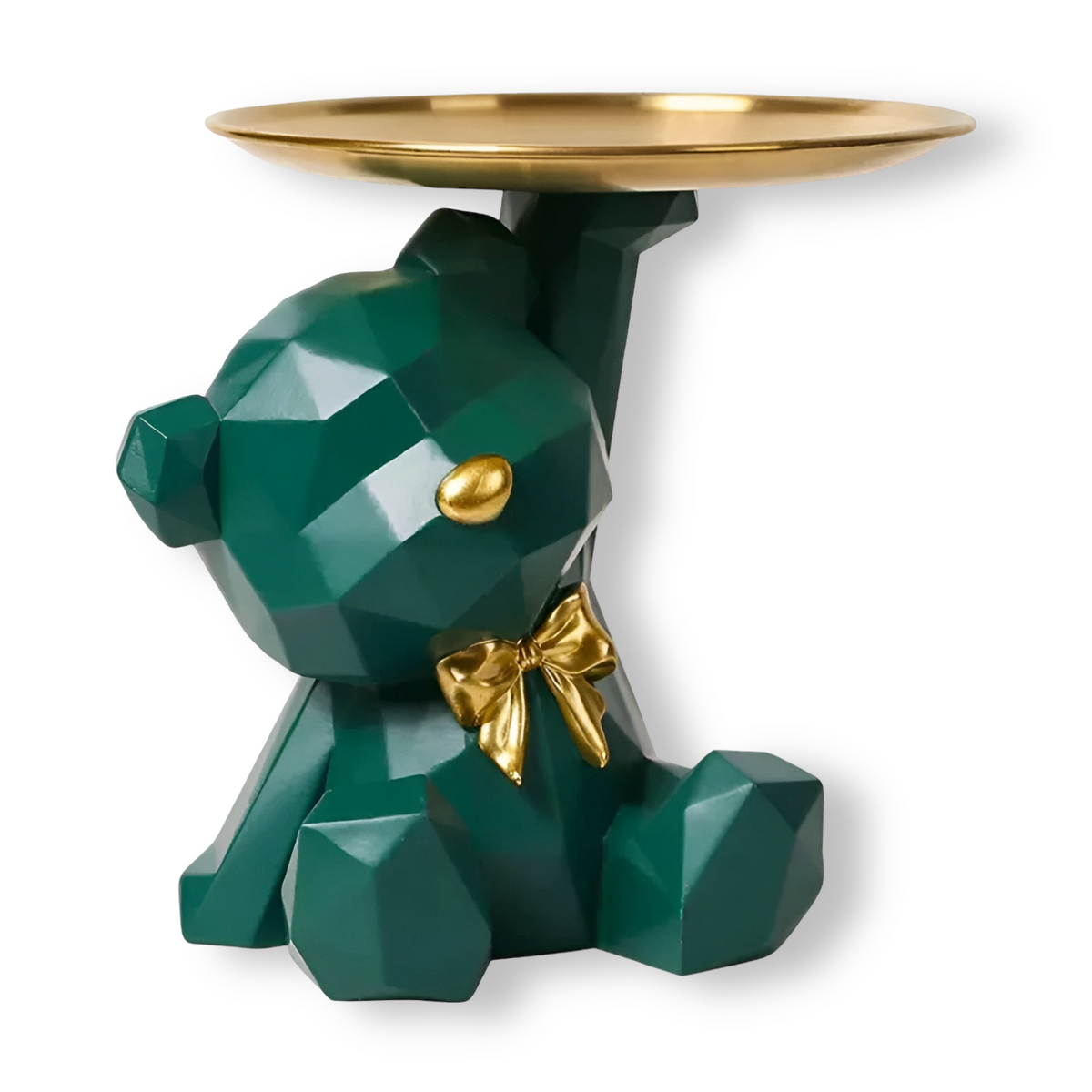 Decorative Geometric Tray In Bear Shape