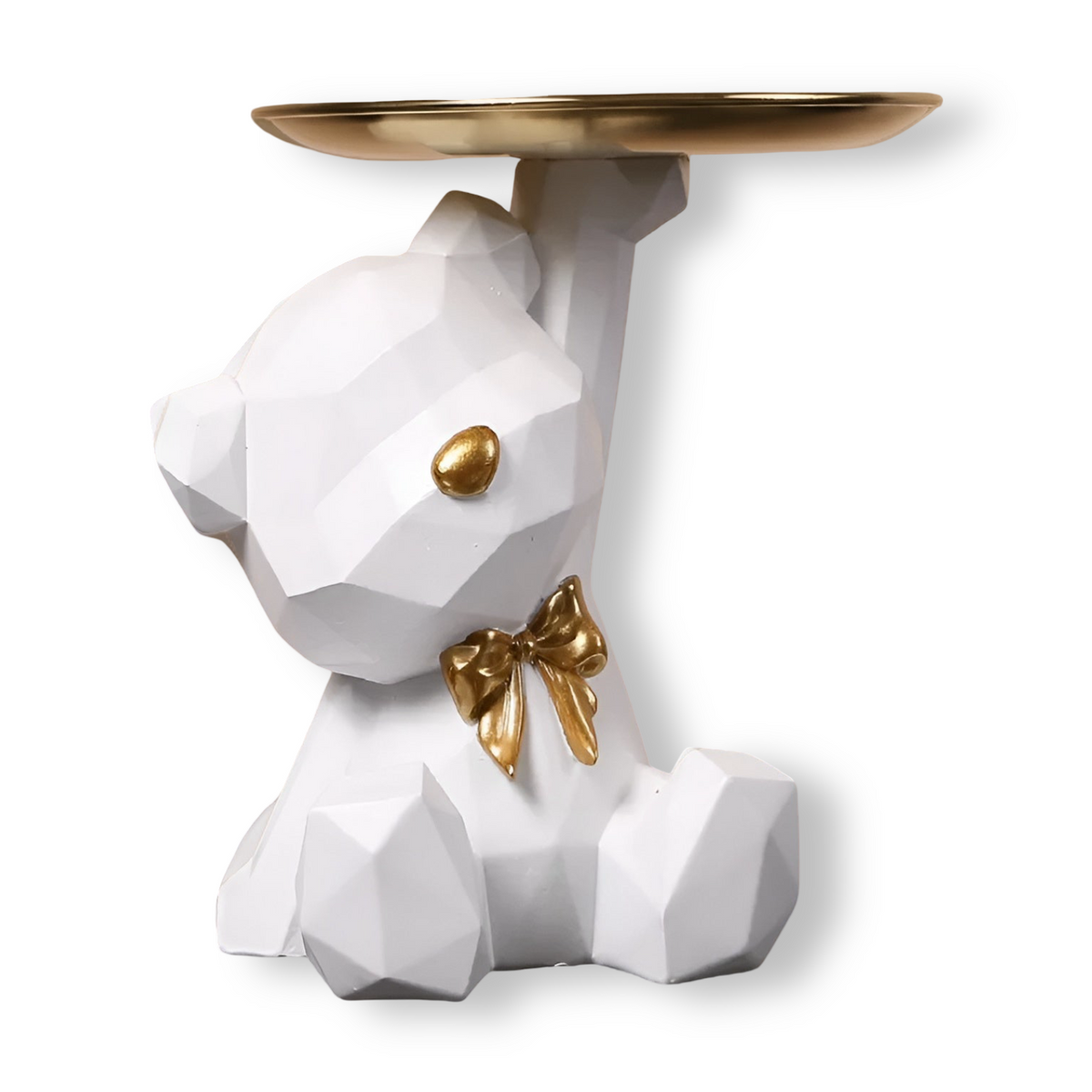 Decorative Geometric Tray In Bear Shape
