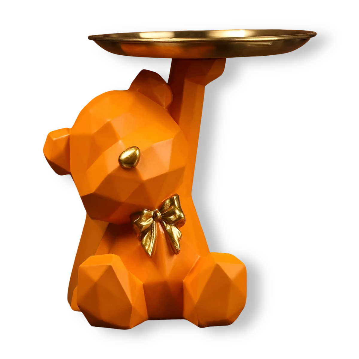 Decorative Geometric Tray In Bear Shape