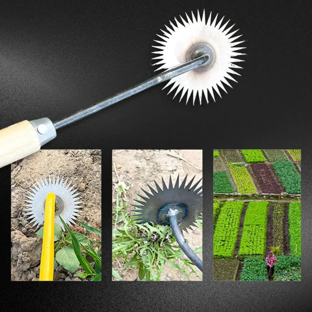 Zevolim| Durable Sunflower Hoe with Wooden Handle