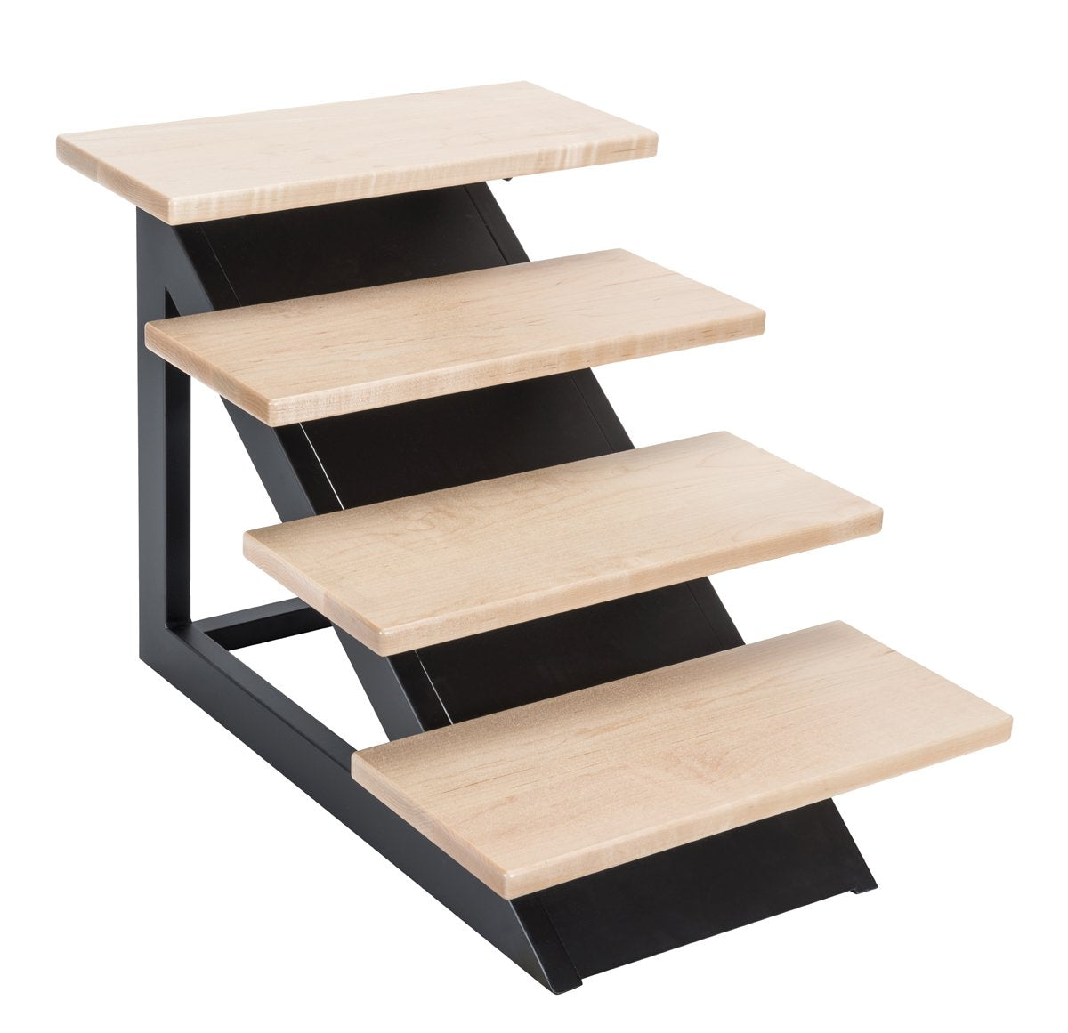 Loft Pet Steps - Modern Metal / Hardwood Dog Stairs, No Slip Steps 19" Tall, Large Dog to 180 lbs
