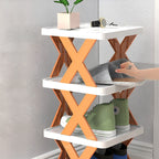 FlexiStack Shoe Rack – Foldable Multiple Shoe Organizer for Small Spaces