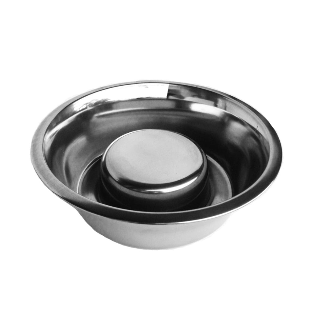 Moretti Single Diner 18" XL - Large Breed, Modern Architectural Steel Elevated Dog Bowl Stand (18" Tall)