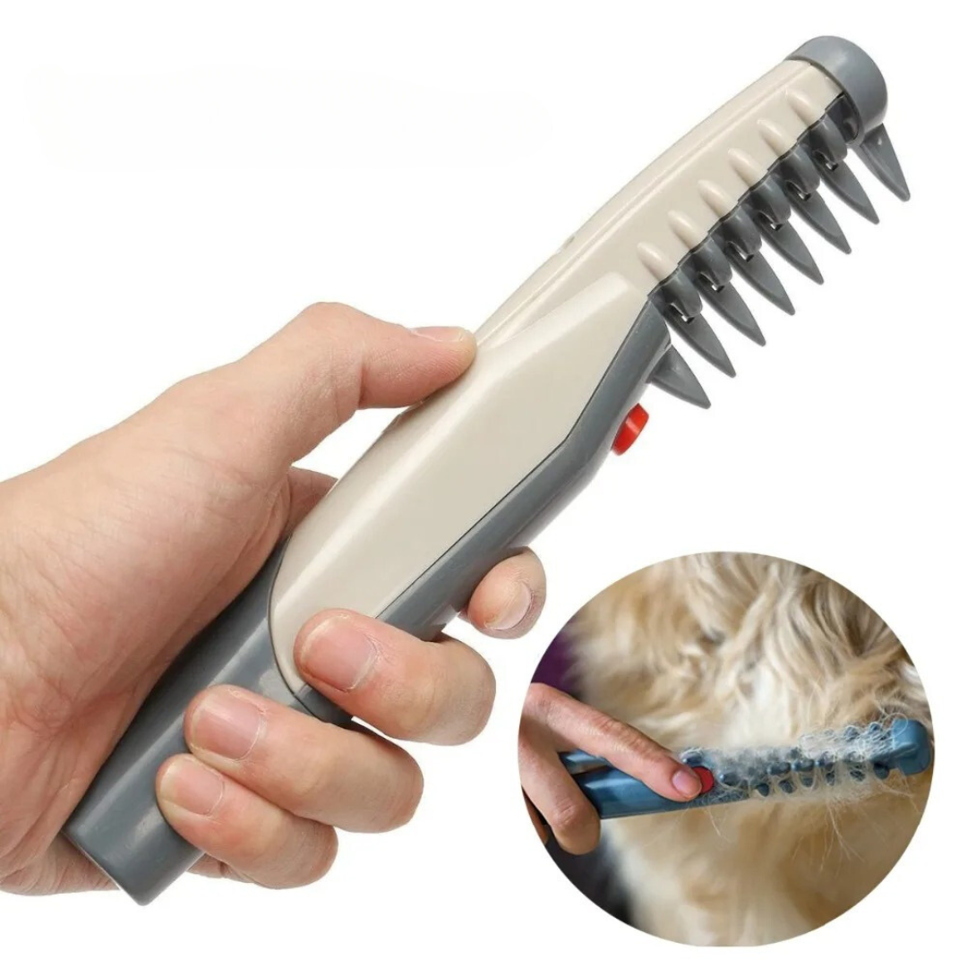 Pet Fur Trimmer for Cats and Dogs with Gentle Mat and Tangle Removal