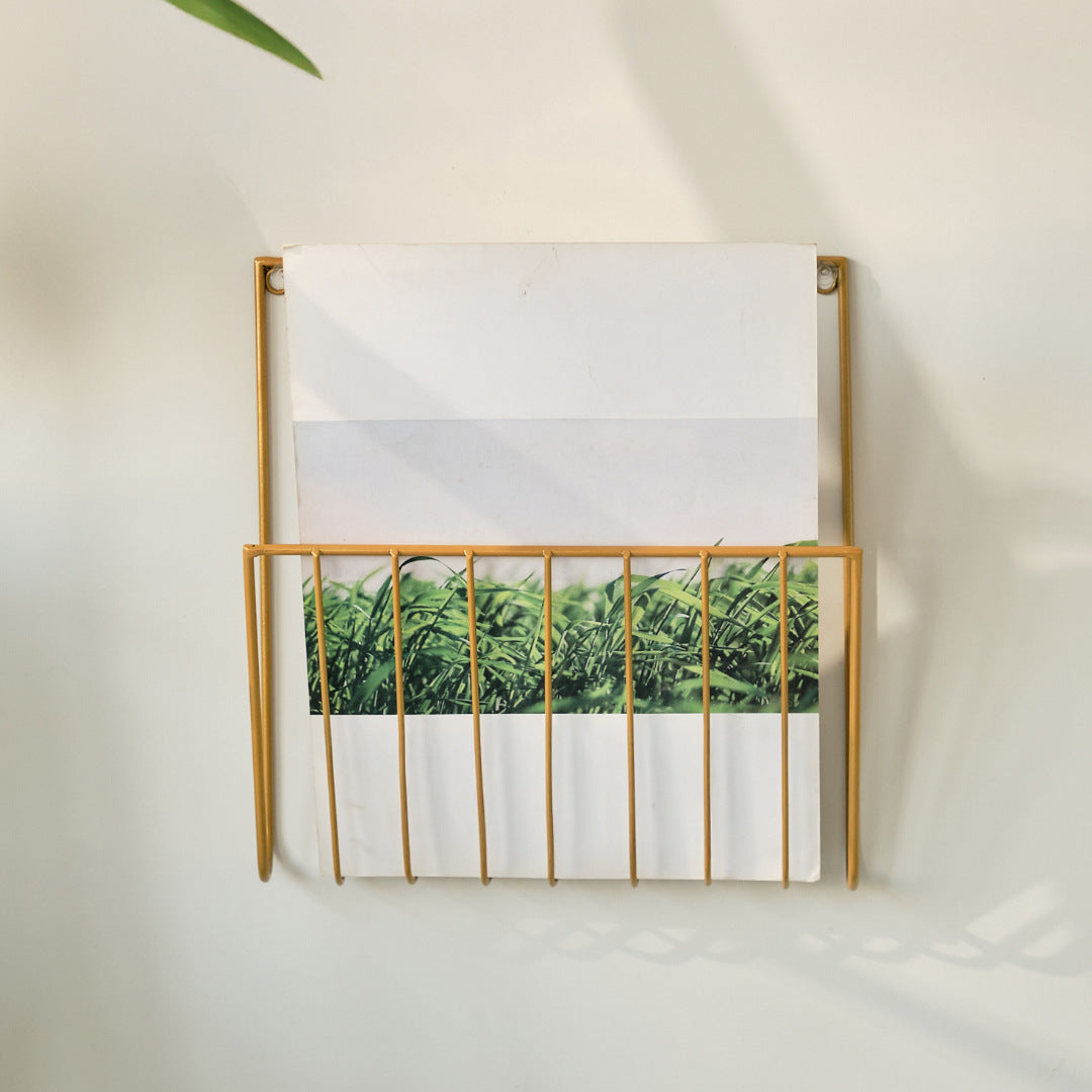 Wall-mounted storage organizer