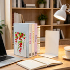 Artistic Floral Design Bookends