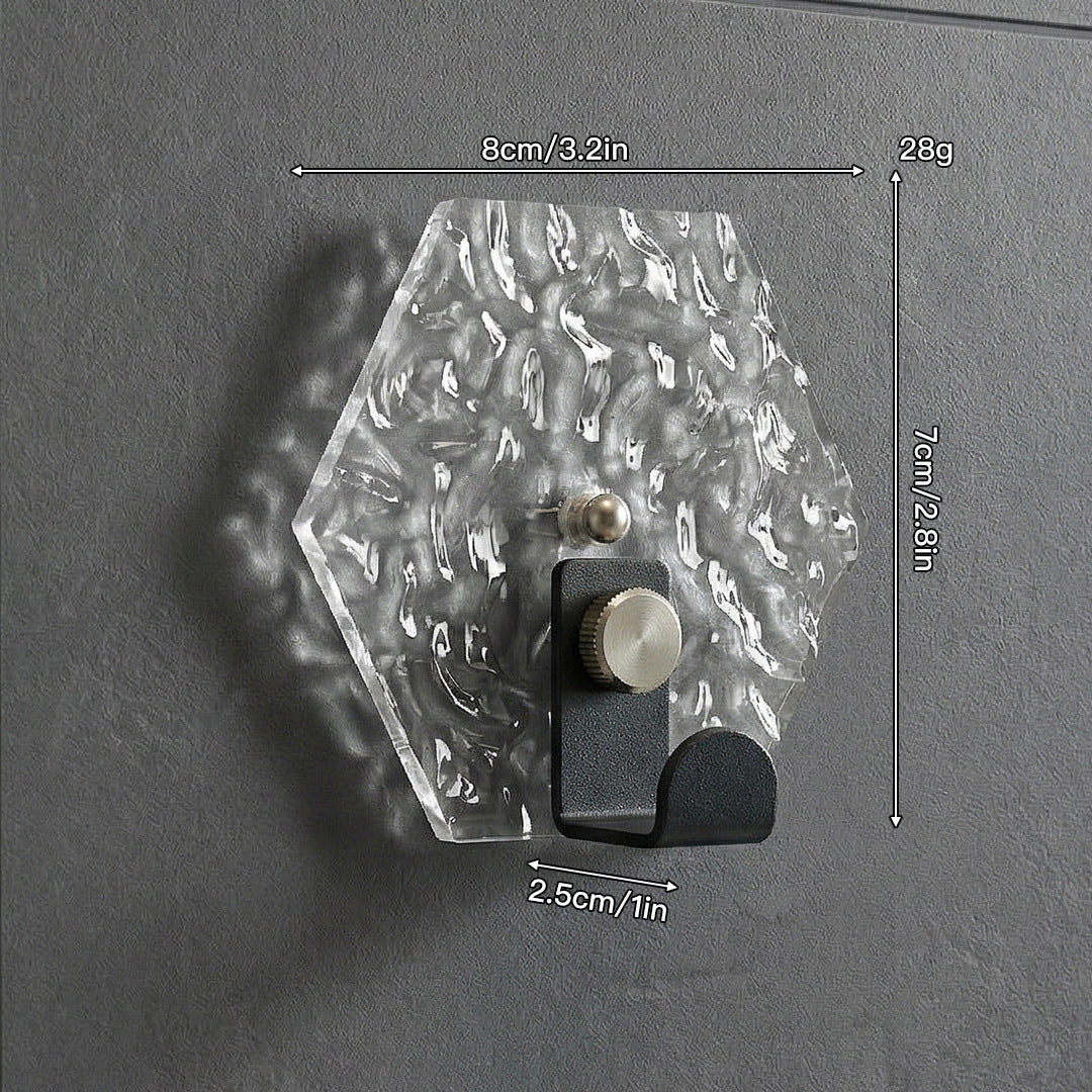 Wall-mounted Transparent Acrylic Hook