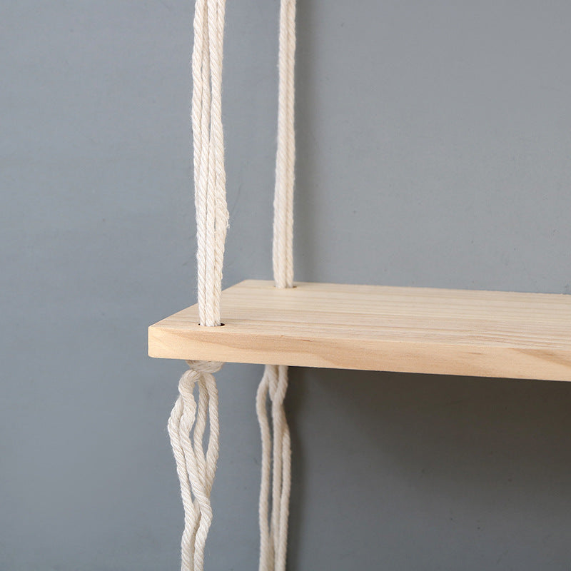 Macrame Wall Mounted Shelf Bowlift
