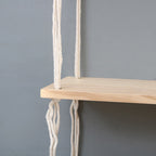 Macrame Wall Mounted Shelf Bowlift