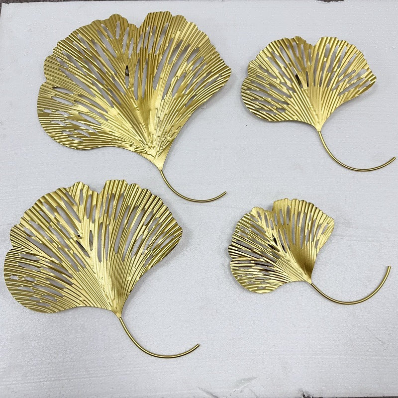 Elegant Ginkgo Leaf Wall Art Hooks Bowlift