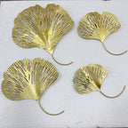Elegant Ginkgo Leaf Wall Art Hooks Bowlift