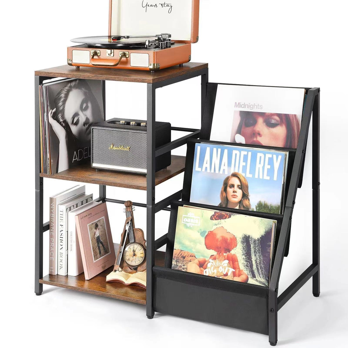 Flat shelf with modern design and versatile storage options Bowlift