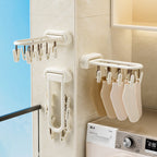 Wall-Mounted Multi-Clip Organizer Bowlift