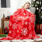 Siopsrl| Christmas Blanket Soft Flannel Christmas Plush Holiday Blanket