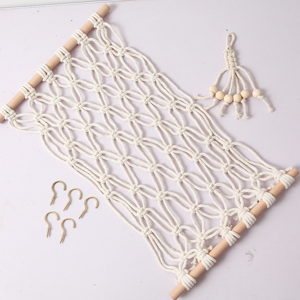 Macrame Wall Hanging Storage Organizer Bowlift