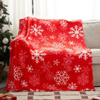Siopsrl| Christmas Blanket Soft Flannel Christmas Plush Holiday Blanket