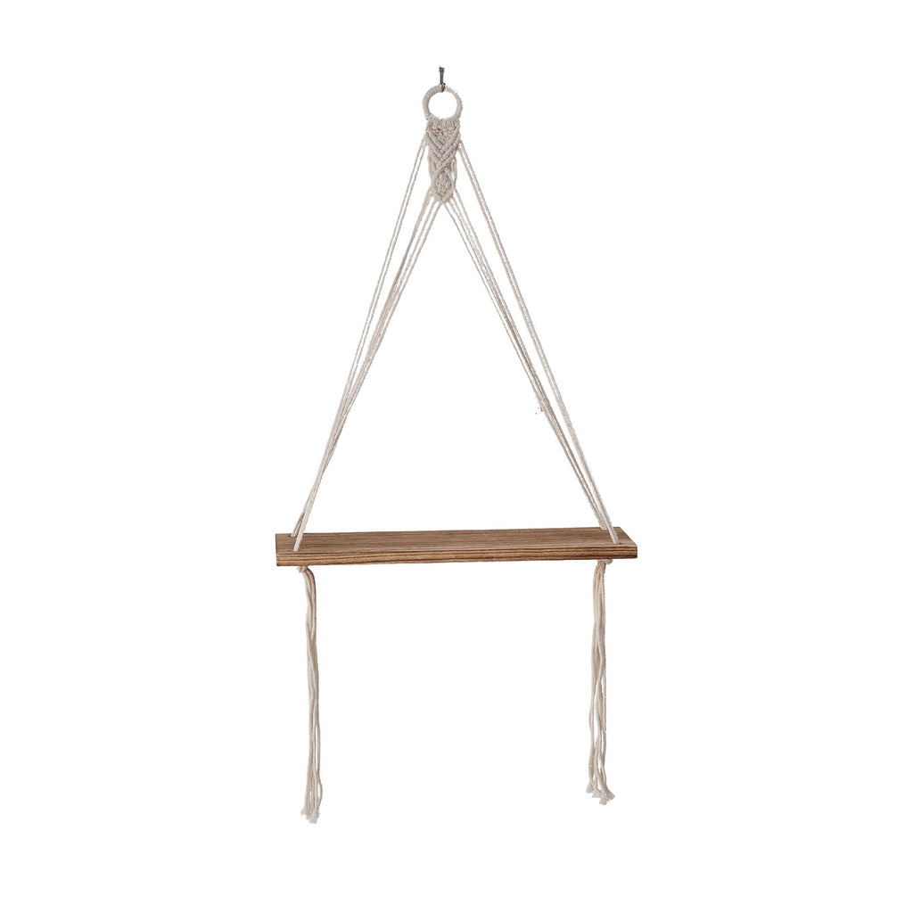 Macramé Plant Hanger Shelf