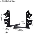 Cat Silhouette Decorative Bookends