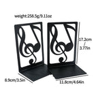 Musical Note Decorative Bookends