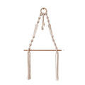 Macrame Hanging Plant Holder with Wooden Rod Bowlift