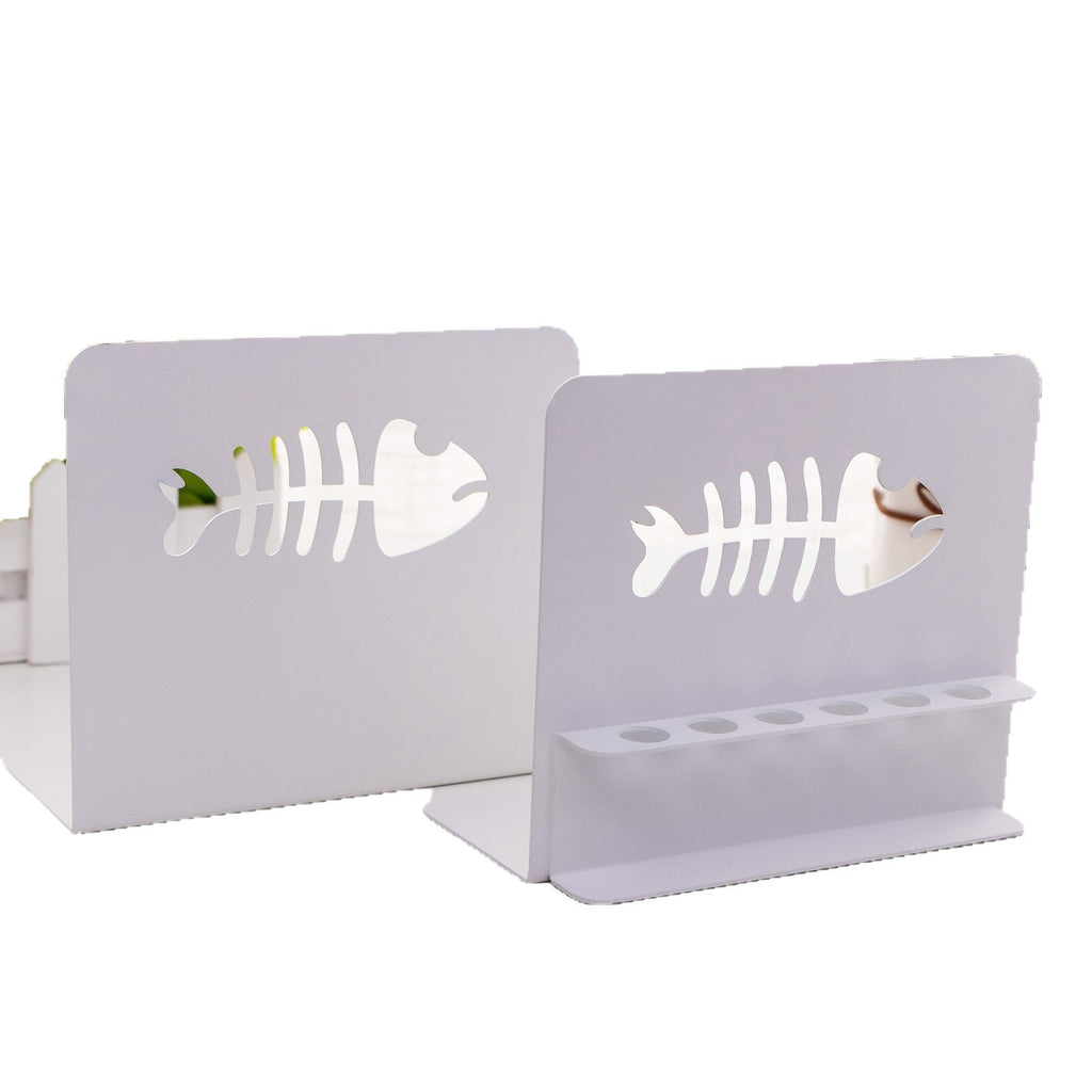 Artistic Fish-Themed Bookends