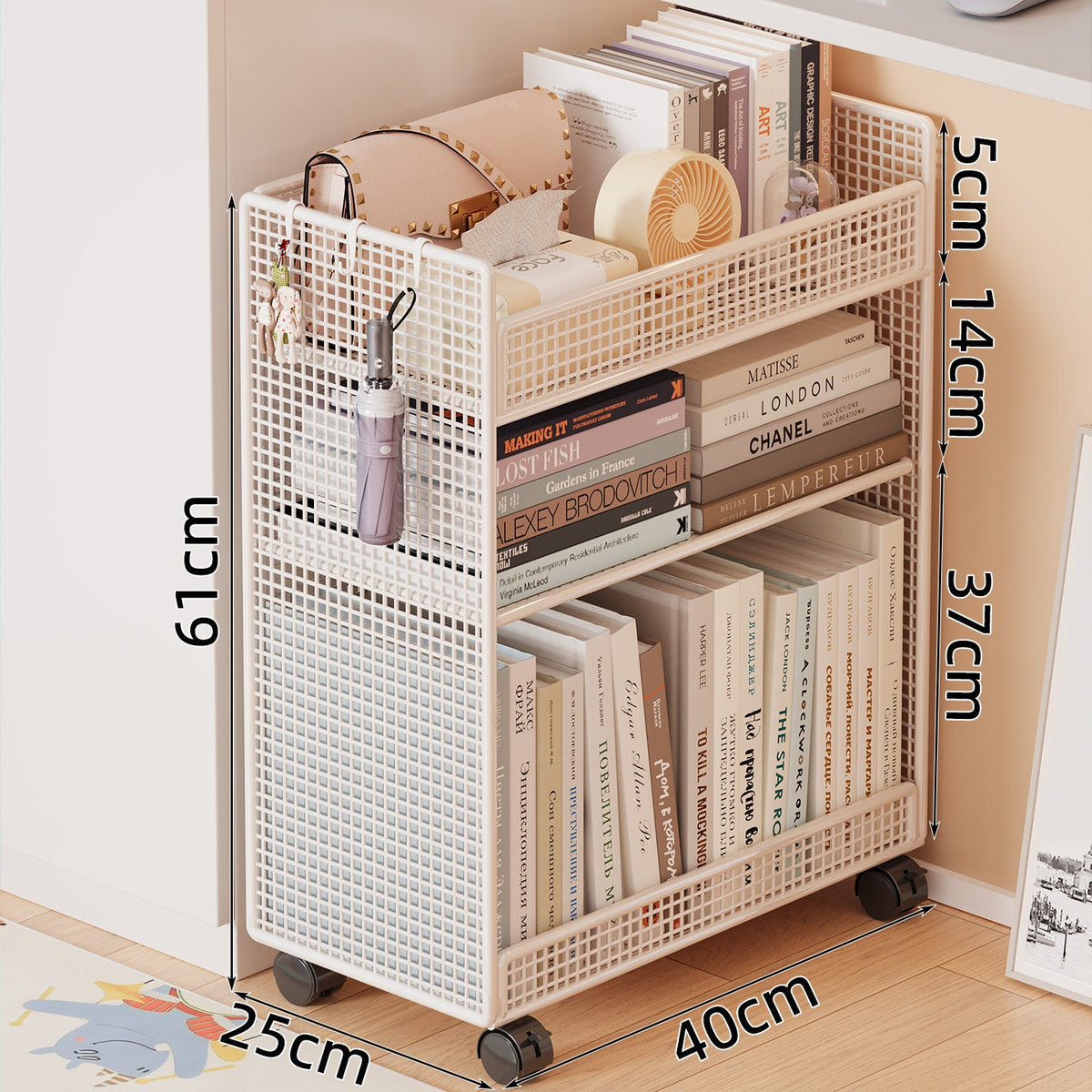 Versatile Mesh Storage Shelf Bowlift