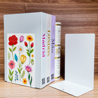 Artistic Floral Design Bookends