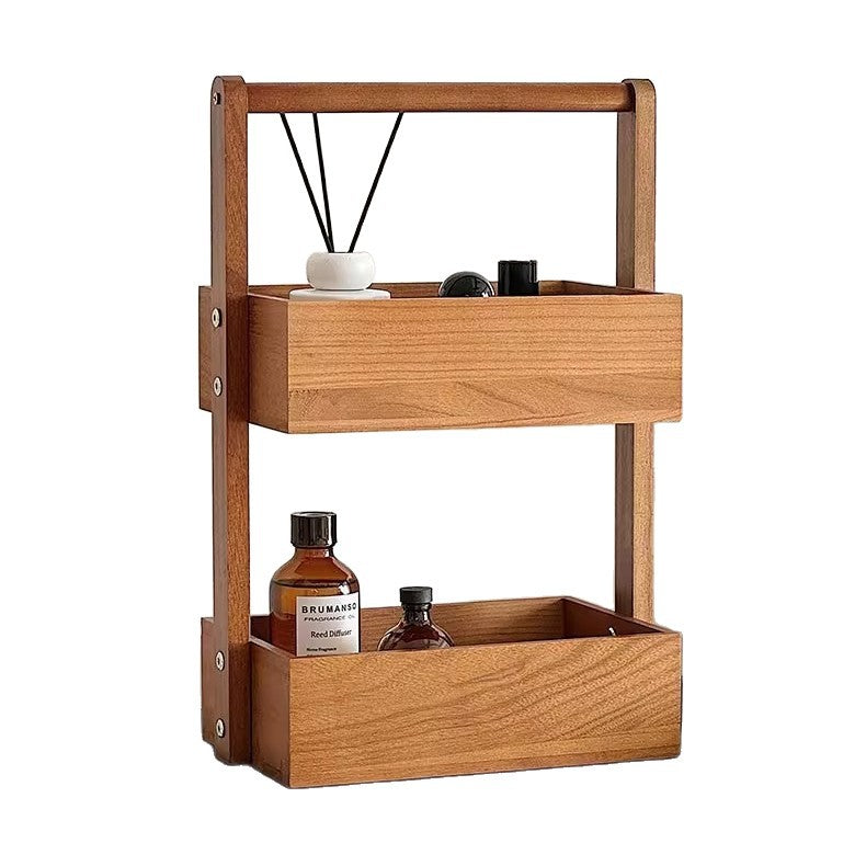 Wooden Multi-Level Organizer Bowlift