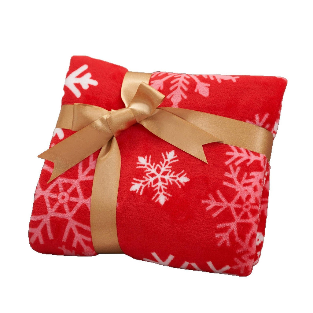 Siopsrl| Christmas Blanket Soft Flannel Christmas Plush Holiday Blanket