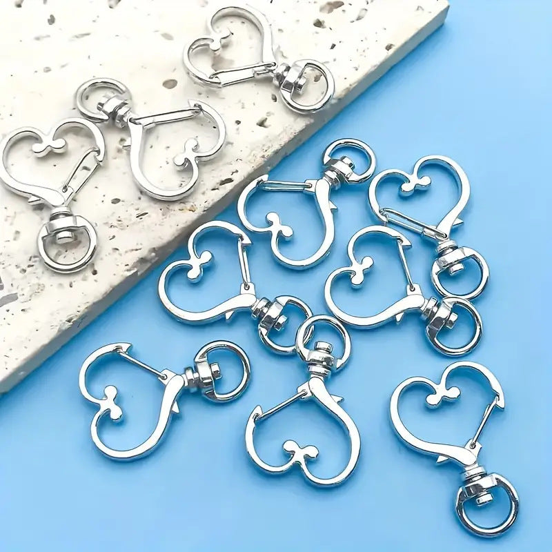 Heart-Shaped Snap Hook Clips Bowlift