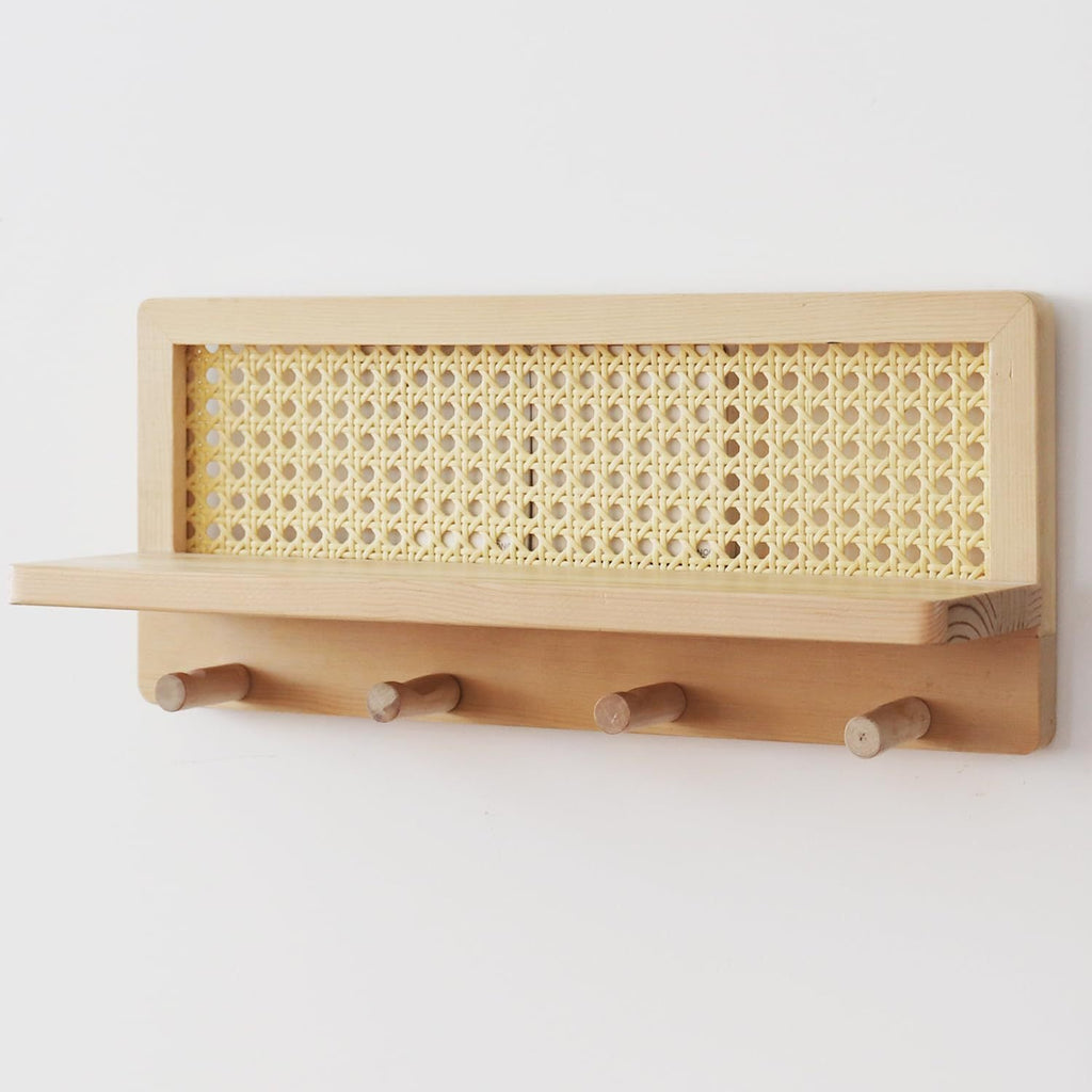 Wall-Mounted Wooden Storage Organizer Bowlift