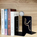 Cat-Themed Decorative Book Ends