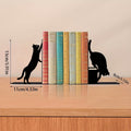 Cat-Themed Decorative Bookends