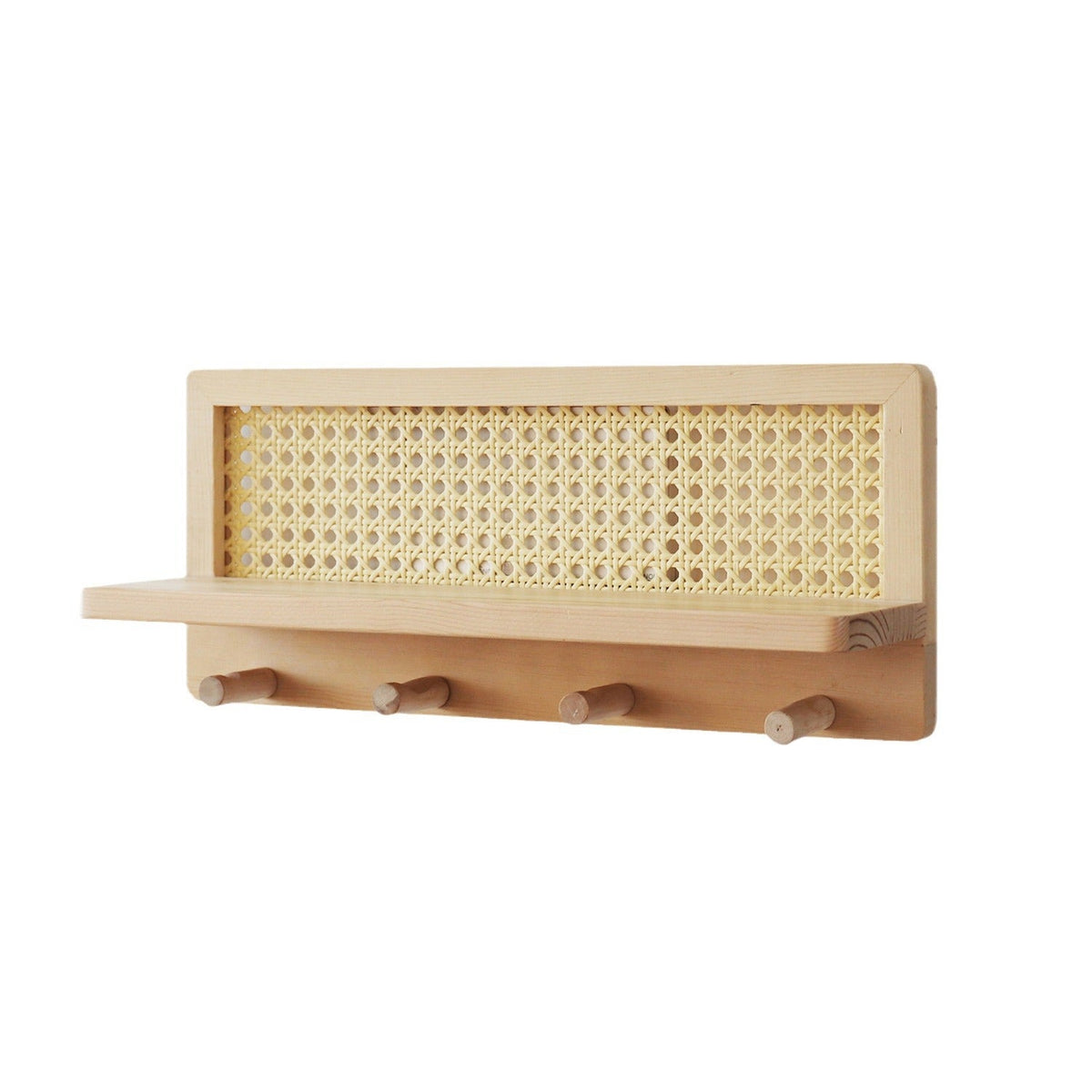 Wall-Mounted Wooden Storage Organizer Bowlift