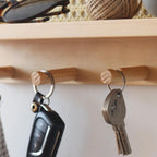 Wall-Mounted Wooden Storage Organizer Bowlift