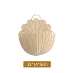 Handwoven wall basket with wave pattern Bowlift
