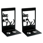 Cat Silhouette Decorative Bookends